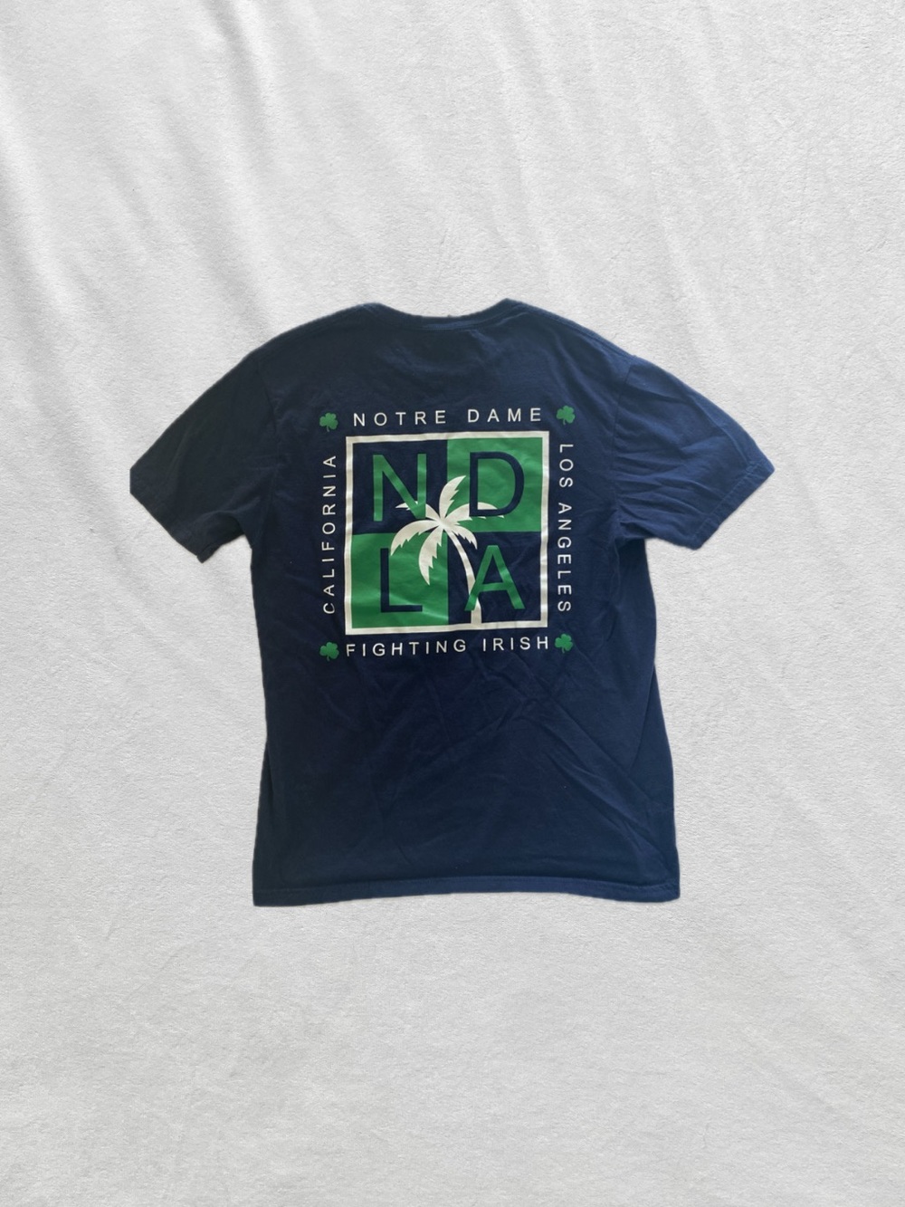 Notre Dame NDLA Navy Blue Graphic Tee